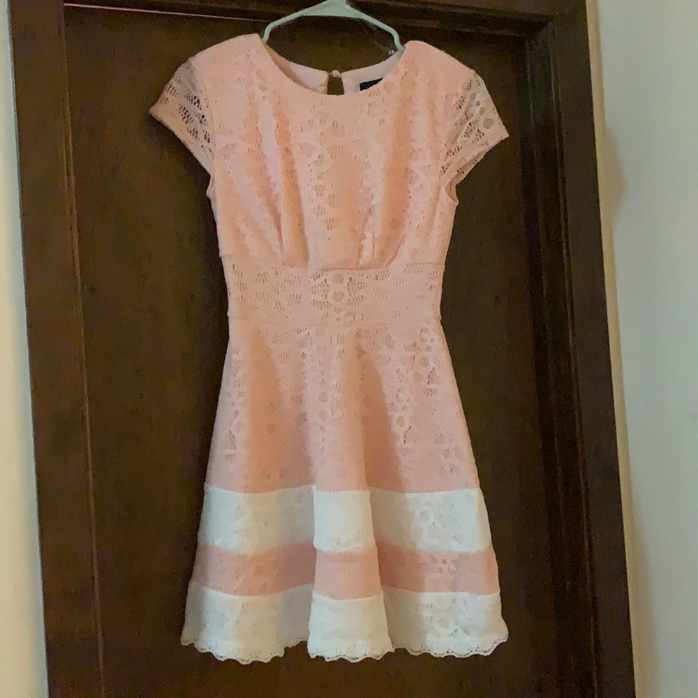 Mini pink dress